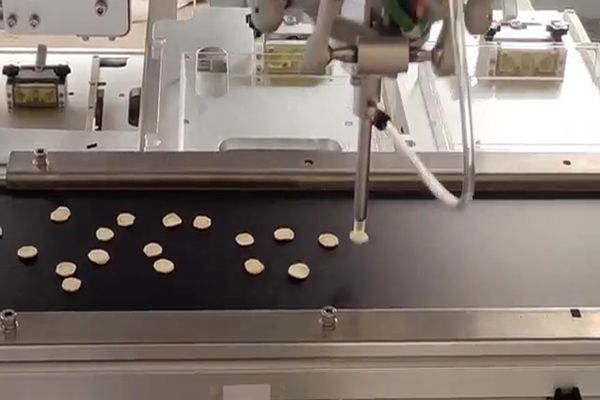 視覺(jué)引導(dǎo)機(jī)械手抓取食品應(yīng)用